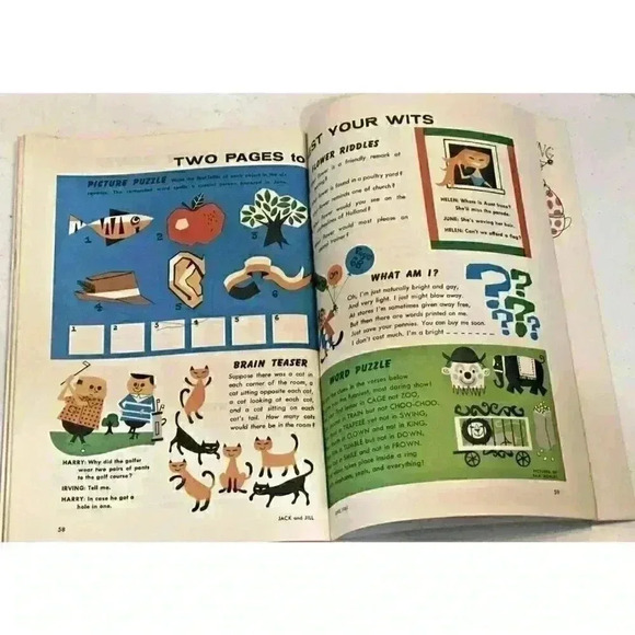 Vintage Jack And Jill Magazine June 1961 - Very Good Condition - Picture 9 of 10